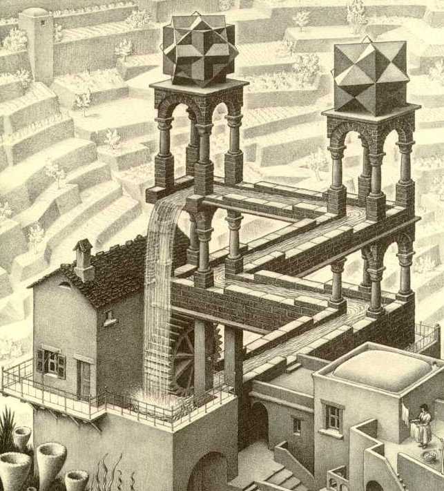 M.C. Escher Wasserfall