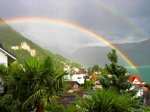 2012, Regenbogen über Gersau