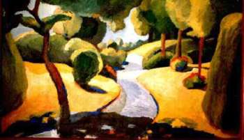 art, artist, oil painting, Epsom Park